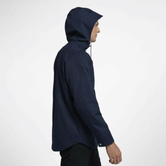 Hurley Mac A Frame Full-Zip Hooded Cotton Jacket Mens Large - Picture 5 of 14